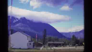 Alaska USA (1977): Mountain With House