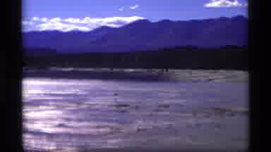 Alaska USA (1977): Wide Riverbed Surrounded By Extremely High Mountains In The