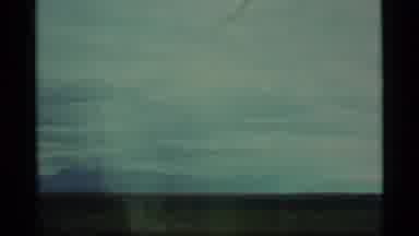 Alaska USA (1977): View Of Green Fields And Blue Sky In A Cloudy Day