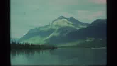 Alaska USA (1977): The Sky Is Reflected In The Lake In A Very Peaceful Image With