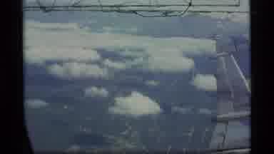 Alaska USA (1977): A View Of The Airport And An Airplane Roaring In The Sky