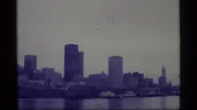 Alaska USA (1977): Ferries Or Cruise Liners Docked On Waterway With Urban
