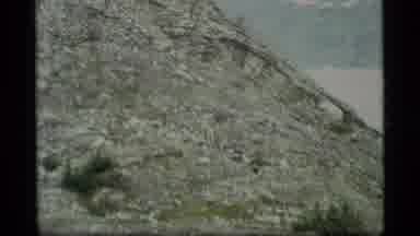 Alaska USA (1977): Rocky Landscape On Side Of A Mountain