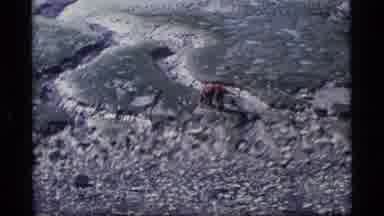 Alaska USA (1977): A Mountain Range Circa About 1975 Near A Sunrise Inn
