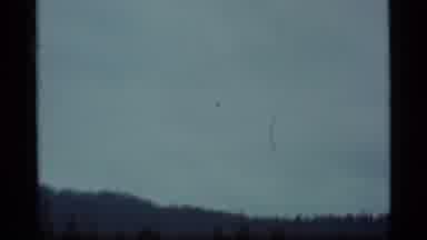 Alaska USA (1977): Video Of A Bird Flying In A Cloudy Sky