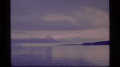 Alaska USA (1977): Dark Blue Water Flowing Eastward In The Midday Breeze