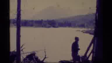 Alaska USA (1977): The View Of A Beautiful River And Beautiful Mountains With