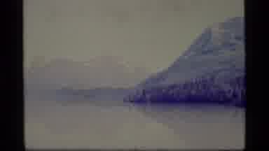 Alaska USA (1977): The High Hill Slowing Moving Snow With Green In Nature
