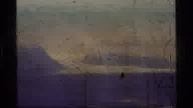 Alaska USA (1977): Snow Covered Mountains On A Cloudy Winter Day