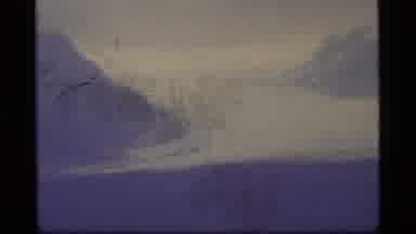 Alaska USA (1977): A Rainy Cold Wet View Of The Mountains