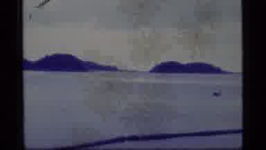 Alaska USA (1977): Panning View Of Lake From A Boat
