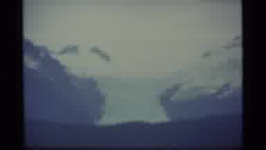 Alaska USA (1977): Snowy Mountain Range View From Below Around The 1970s