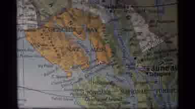 Glacier Bay Alaska USA (1977): Overview Image Of Waterways In Alaska Near Juneau