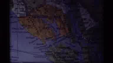 Glacier Bay Alaska USA (1977): Image Of Alaska Fading To Black Then Showing Two