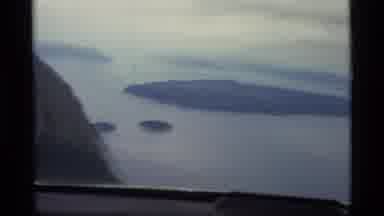 Glacier Bay Alaska USA (1977): A Person Viewing The Water And The Mountain Peaks