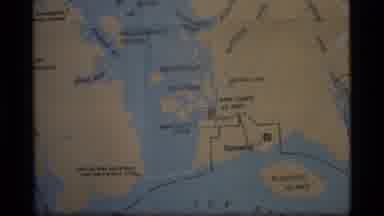 Glacier Bay Alaska USA (1977): Map View Of Glacier Bay