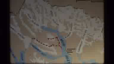 Glacier Bay Alaska USA (1977): A Map Of Somewhere Showing Where The Lakes And The