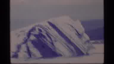 Glacier Bay Alaska USA (1977): Large Group Of Men Climbing A Mountain With Large