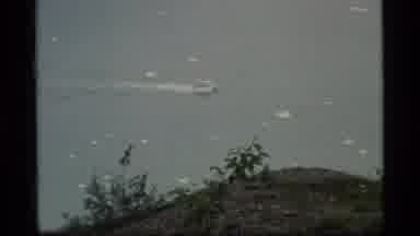 Glacier Bay Alaska USA (1977): Boat Water Life