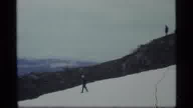 Glacier Bay Alaska USA (1977): A Group Of Hiker Friends Explores The Snowy