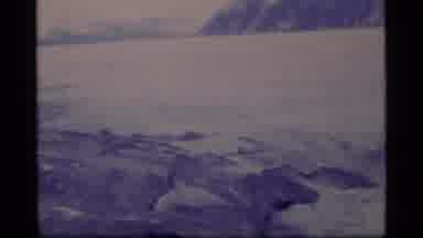 Glacier Bay Alaska USA (1977): Glacier Expedition With Three People Going In A