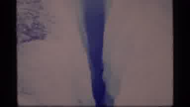 Glacier Bay Alaska USA (1977): Footage Zooming In On A Ice Crevasse Focusing In On