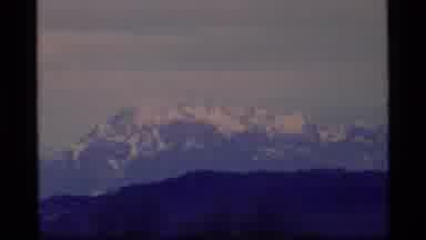 Glacier Bay Alaska USA (1977): Large Group Of Hikers Walking Down A Hill And A