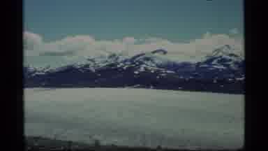 Glacier Bay Alaska USA (1977): Cold Frozen Tundra Set In The Backdrop Of A