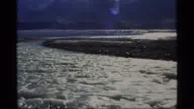 Glacier Bay Alaska USA (1977): A Rushing River In The Wilderness With Rocks And