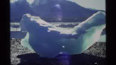 Glacier Bay Alaska USA (1977): Freezing Windy Blowing Clouds Over The Tall Pointed