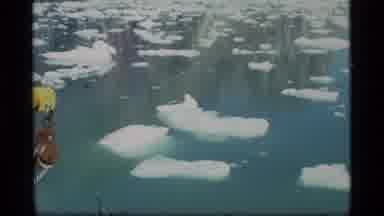 Glacier Bay Alaska USA (1977): View From The Tip Of An Icebreaker Ship As It