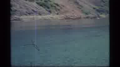 Glacier Bay Alaska USA (1977): A Peaceful Lake With A Shoreline In The Background
