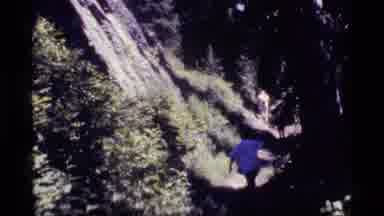 Sapphire Lake Montana USA (1977): Young Child Walking Through Nature And Beautiful