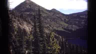 Sapphire Lake Montana USA (1977): Beautiful View Of Remote Secluded Mountain Lake