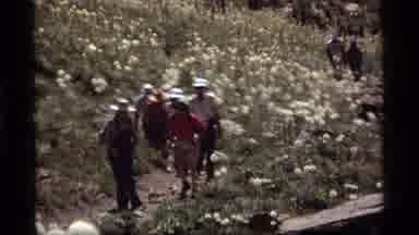 Sapphire Lake Montana USA (1977): Mountain Hiking In Group