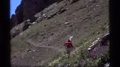 Sapphire Lake Montana USA (1977): Strolling The Mountain Enjoying The Natural