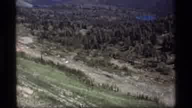 Sapphire Lake Montana USA (1977): Five People Hiking Along A Small Trail At The