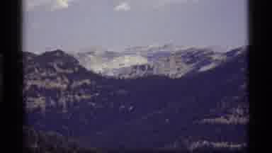 Sapphire Lake Montana USA (1977): Time Lapse Of Mountainous View With Clouds