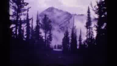 Sapphire Lake Montana USA (1977): A Real Dark Gloomy View Of Many Rocks And