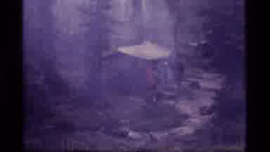 Sapphire Lake Montana USA (1977): People Try Staying Warm During A Winter Storm In