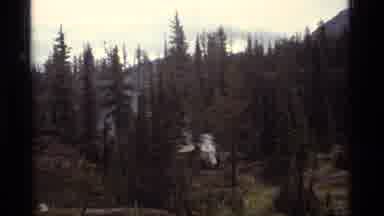 Sapphire Lake Montana USA (1977): Showing Trees And The Wildlife While People Are