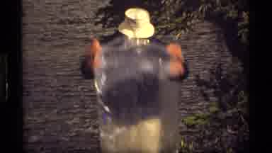 Sapphire Lake Montana USA (1977): The Man Dry The Cover And Cloths