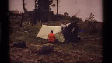 Sapphire Lake Montana USA (1977): Camp Amidst Nature Together With The Whole