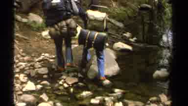 Lake Tahoe California USA (1978): Nature Hike Over Huge Rocks