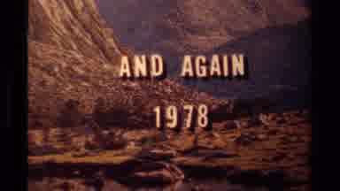 Lake Tahoe California USA (1978): Background Of Mountains Trees And A River In The