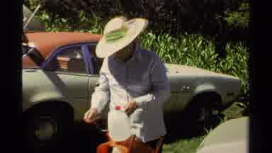 Lake Tahoe California USA (1978): Preparing The Goods Before The Whole Town