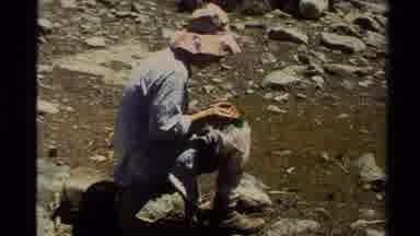 Lake Tahoe California USA (1978): Nature Enthusiasts Taking A Break For A Snack