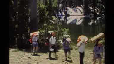 Lake Tahoe California USA (1978): People Are Get Into Adventure At Hill Station
