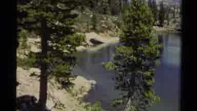 Lake Tahoe California USA (1978): A Lake In The Mountains Surrounded By Scenic