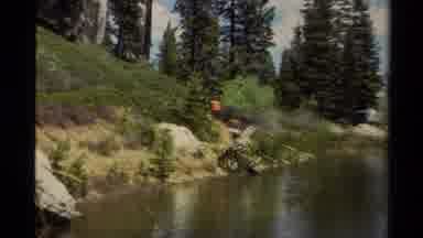 Lake Tahoe California USA (1978): Hikers Walking Through The Forest